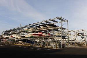 Gosport Marina dry stack powerboat and rib show