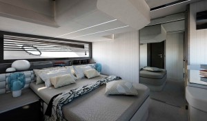 Pershing 5X - owner's cabin