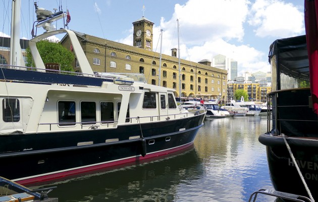 Nomade at St. Katherine Docks