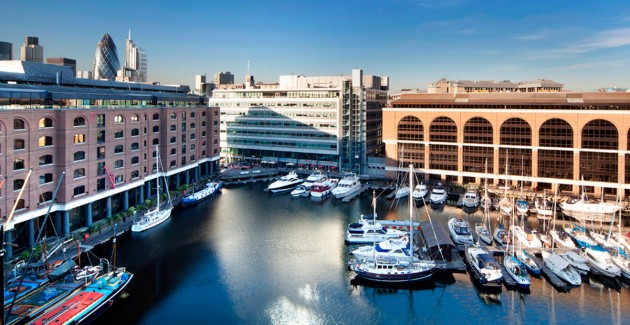 St Katharine Docks - artists impression