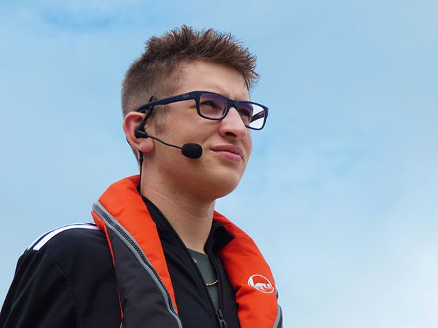 Hands-free crew intercom