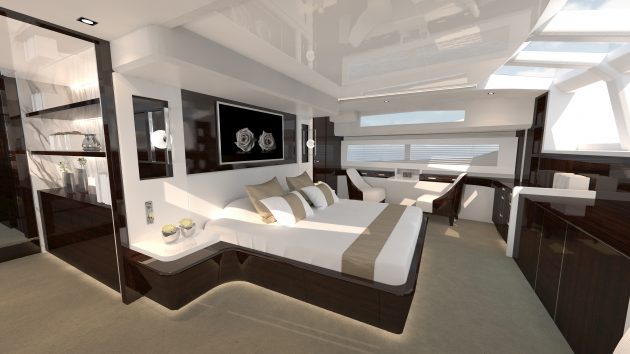 Pearl 95 master cabin