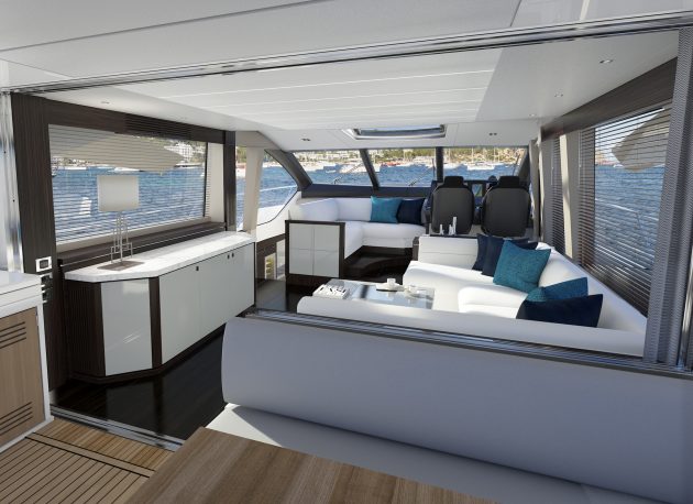 Sunseeker Predator 74 main deck