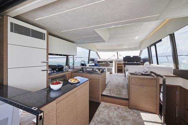 Prestige 590 galley
