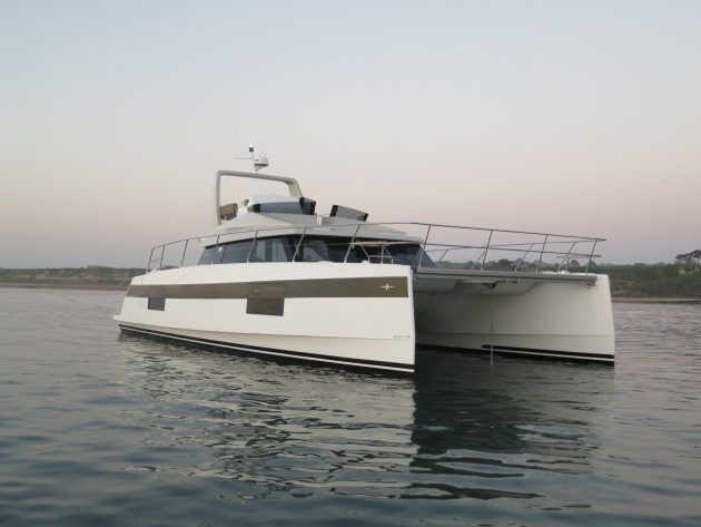 Bavaria 47 on water