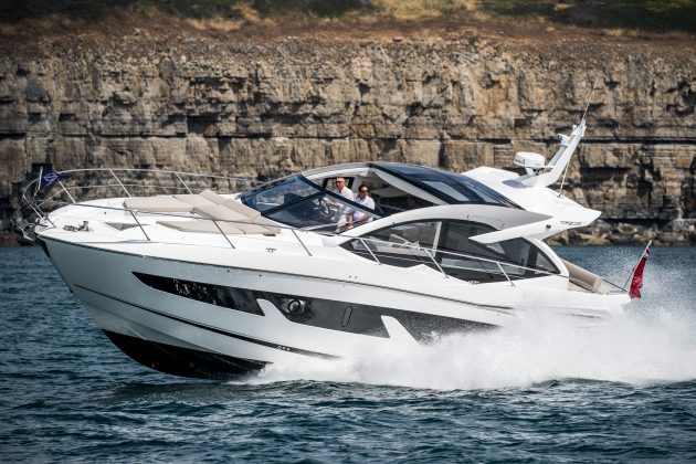 Sunseeker Predator 50 running