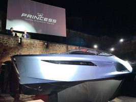 Princess R35 at the Cannes Boat Show