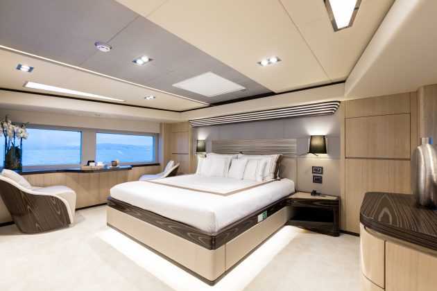 Gulf Craft Majesty Yachts 100 owner's stateroom