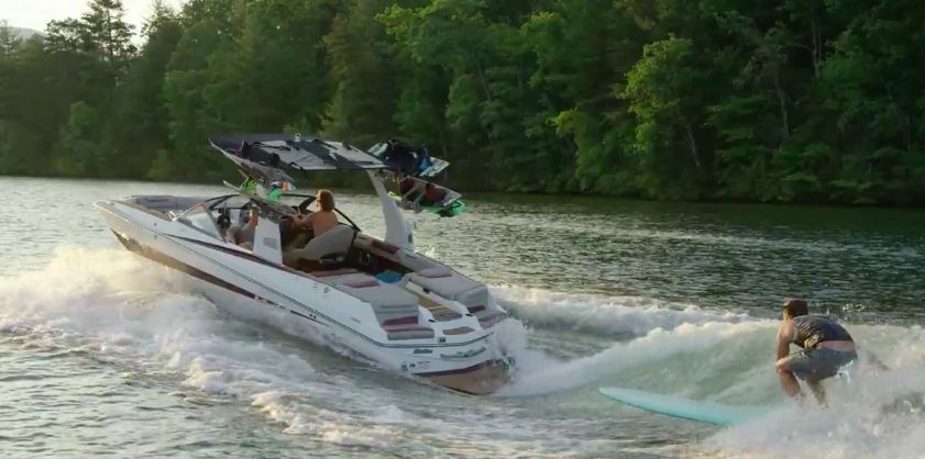 wake boarding with Malibu Boats