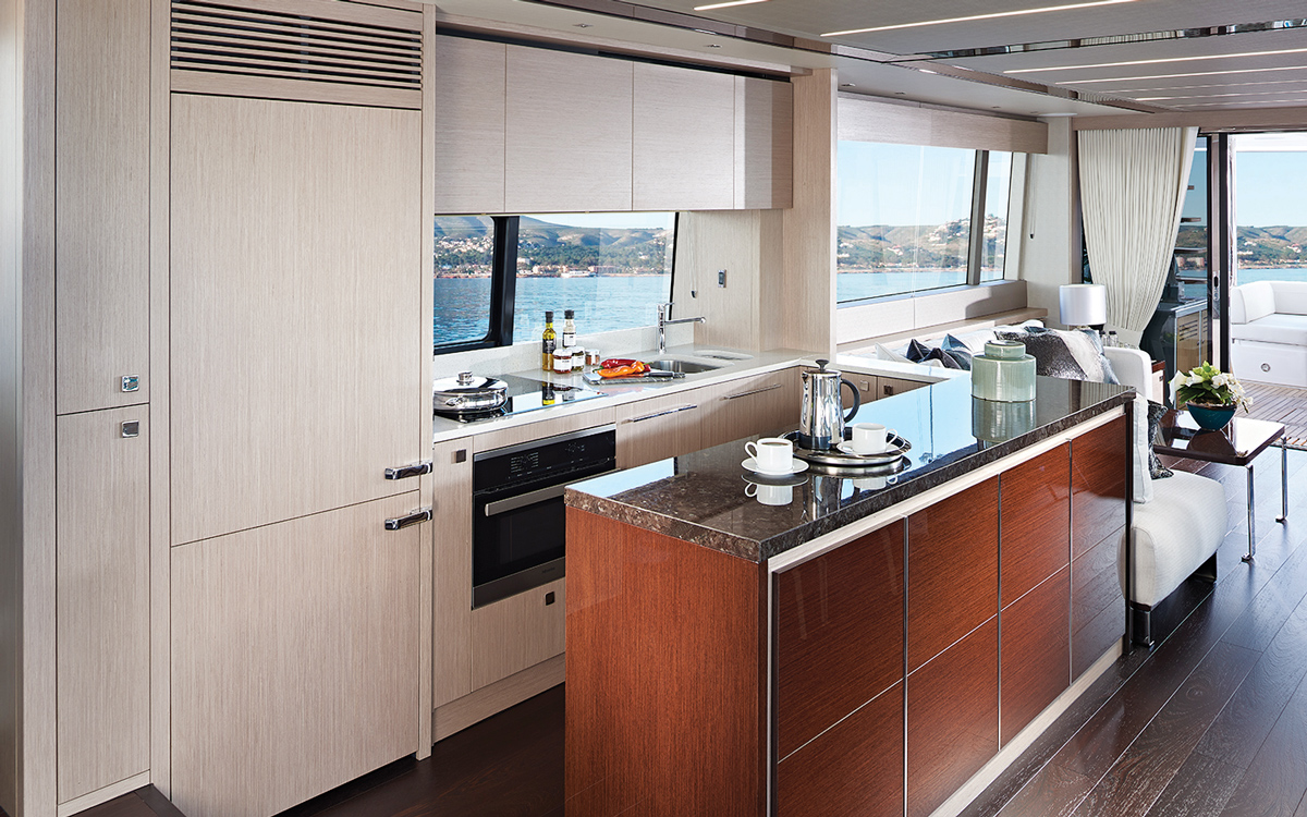 Sunseeker-76-yacht-review-galley