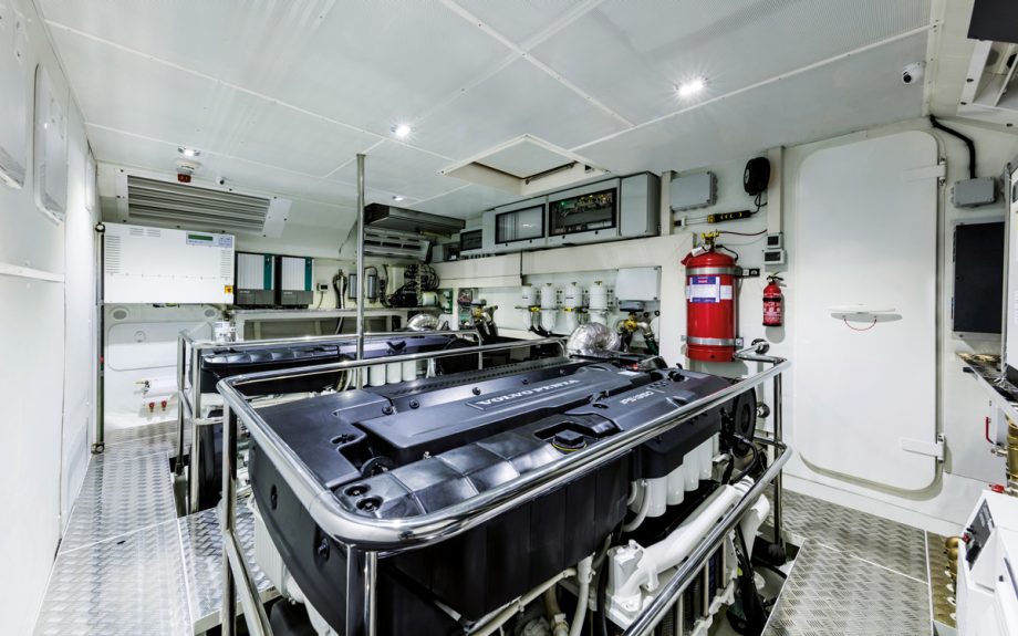 absolute-Navetta-73-yacht-test-review-engine-room
