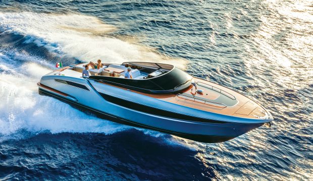 Riva-dolceriva-yacht-test-aerial-view