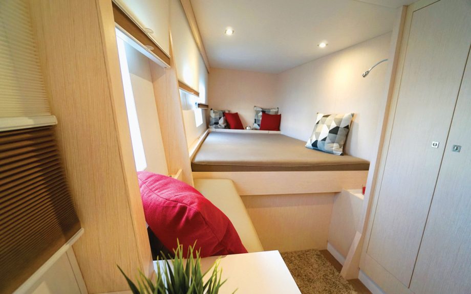 silent-yachts-55-electric-catamaran-guest-cabin