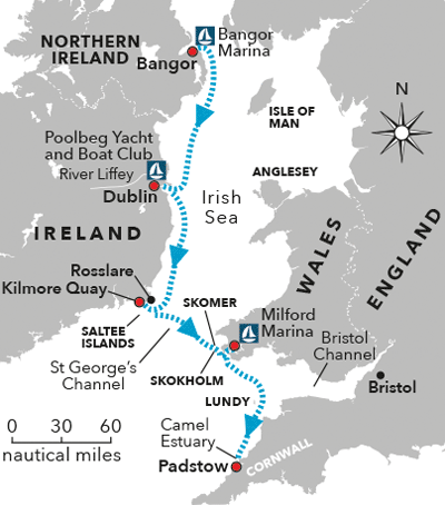 cruising-around-Britain-rhea-850-bangor-to-padstow-map