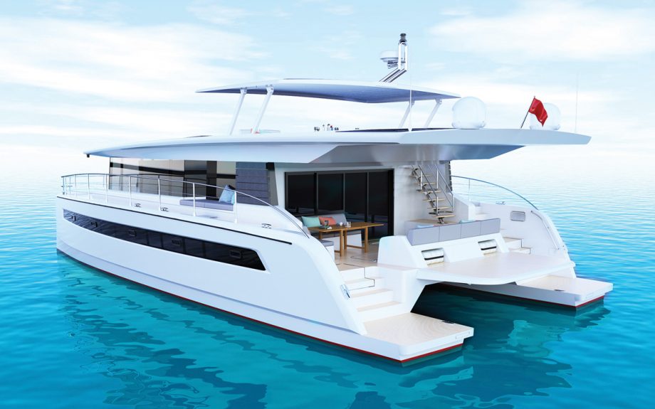 Silent-60-electric-yacht-aft-view