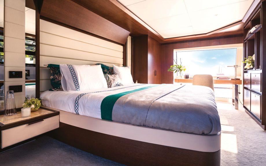 Sirena-88-yacht-review-master-cabin-credit-Jeff-Brown