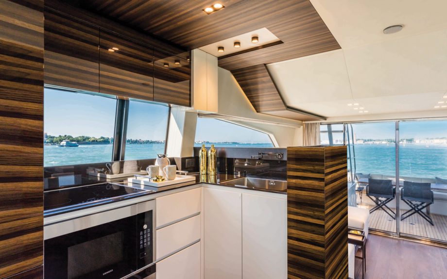 ferretti-670-yacht-review-Galley