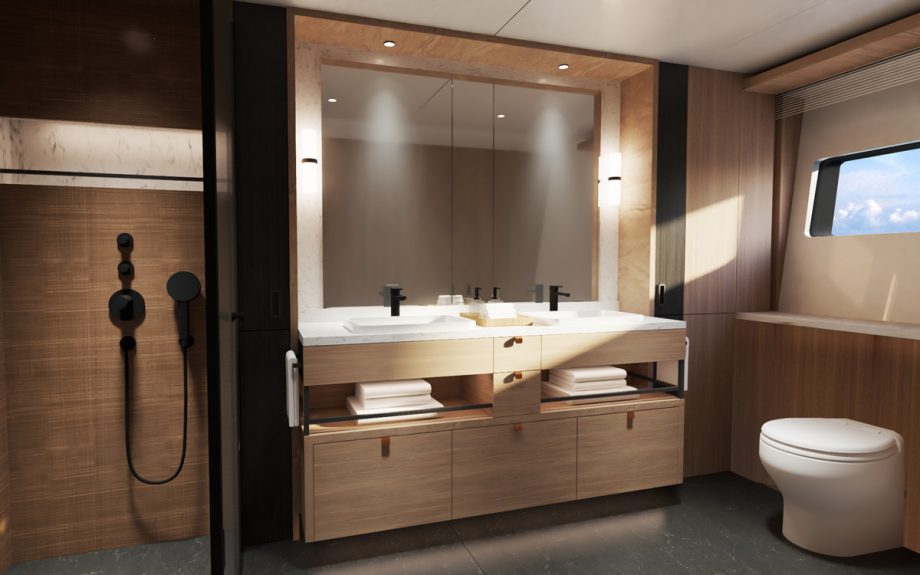 Sunseeker-Ocean-Club-42-superyacht-first-look-en-suite