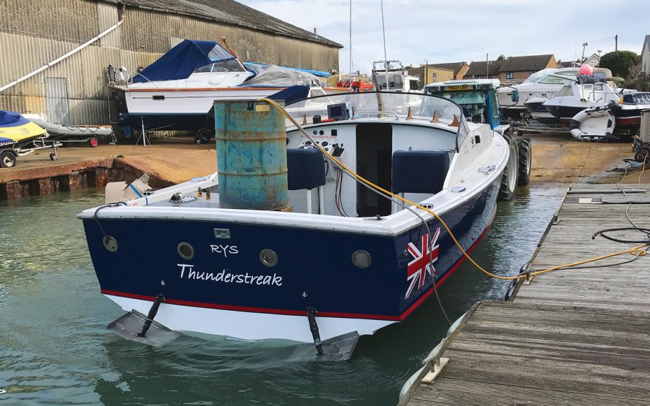 historic-raceboat-thunderstreak-refit-2019-relaunch-float-test-engine-simulation