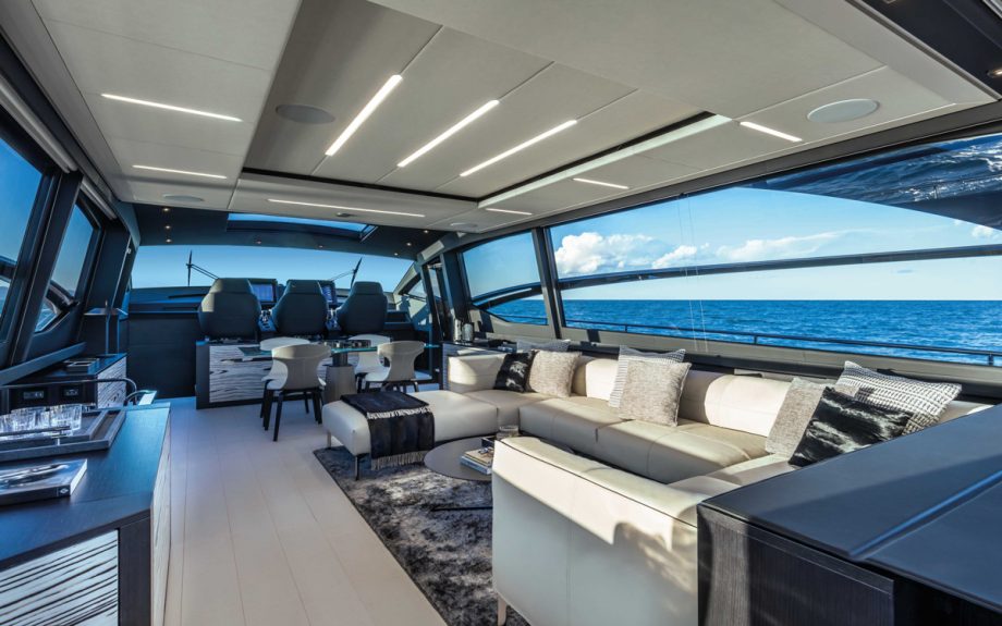 Pershing-8X-yacht-test-review-saloon