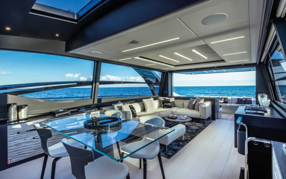 Pershing-8X-yacht-test-review-saloon-aft