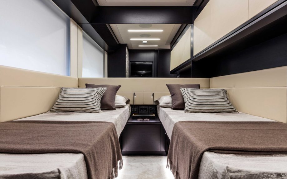 Pershing-8X-yacht-test-review-twin-guest-cabin