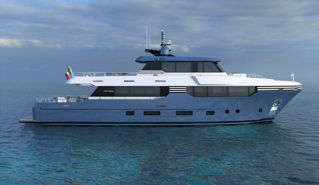 Italian Vessels 28.5M first look: This new Spadolini design is all about cruising range