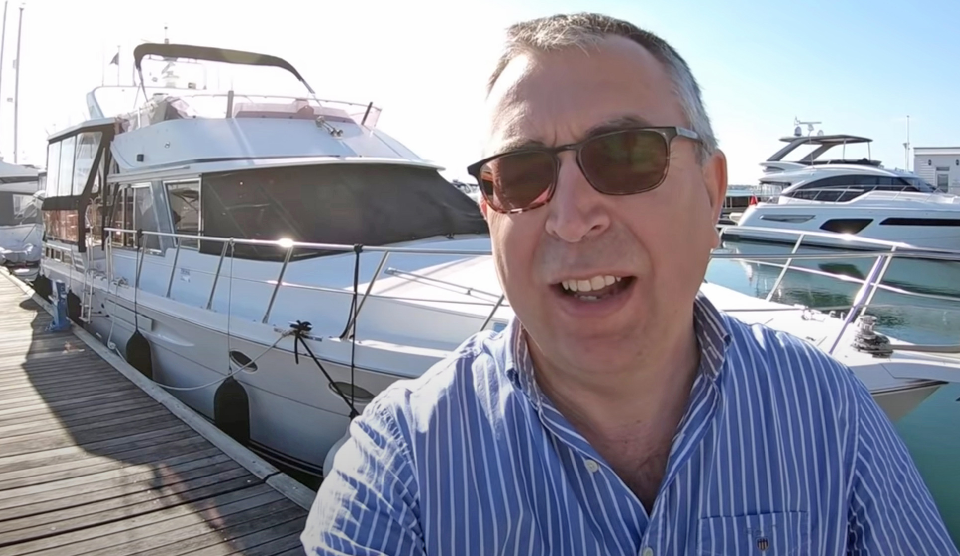 President 485 yacht tour: This 90s classic offers whole lot of boat for your money