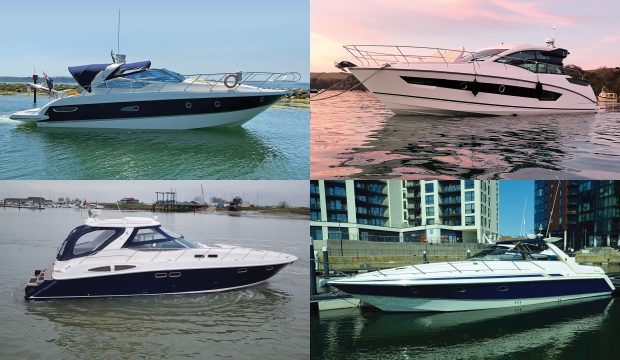 secondhand-boat-buyers-guide-45ft-sportscruisers-for-sale-exterior-collage