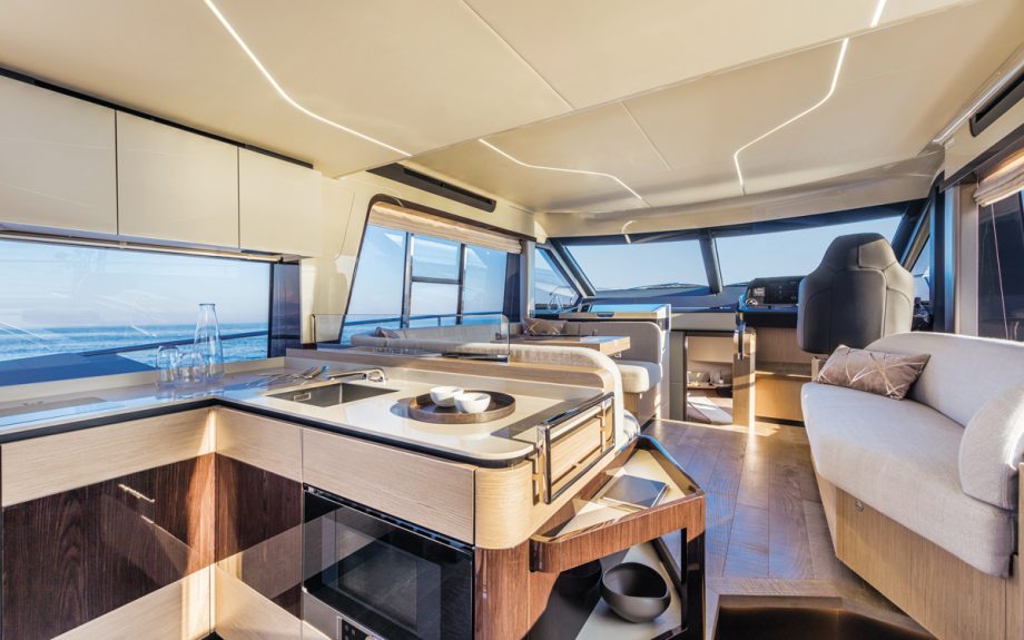 absolute-47-fly-boat-test-yacht-review-galley