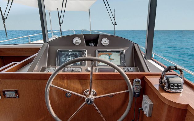 Bénéteau-Swift-Trawler-50 review-helm-credit-Nicolas-Claris