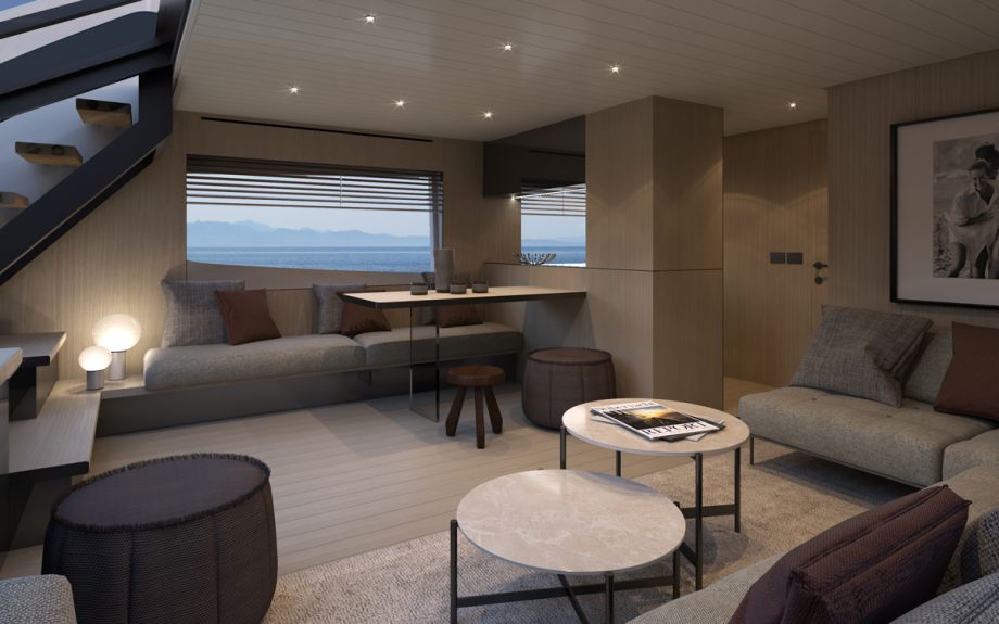 bluegame-bg72-cannes-yachting-festival-2021-lower-saloon-forward