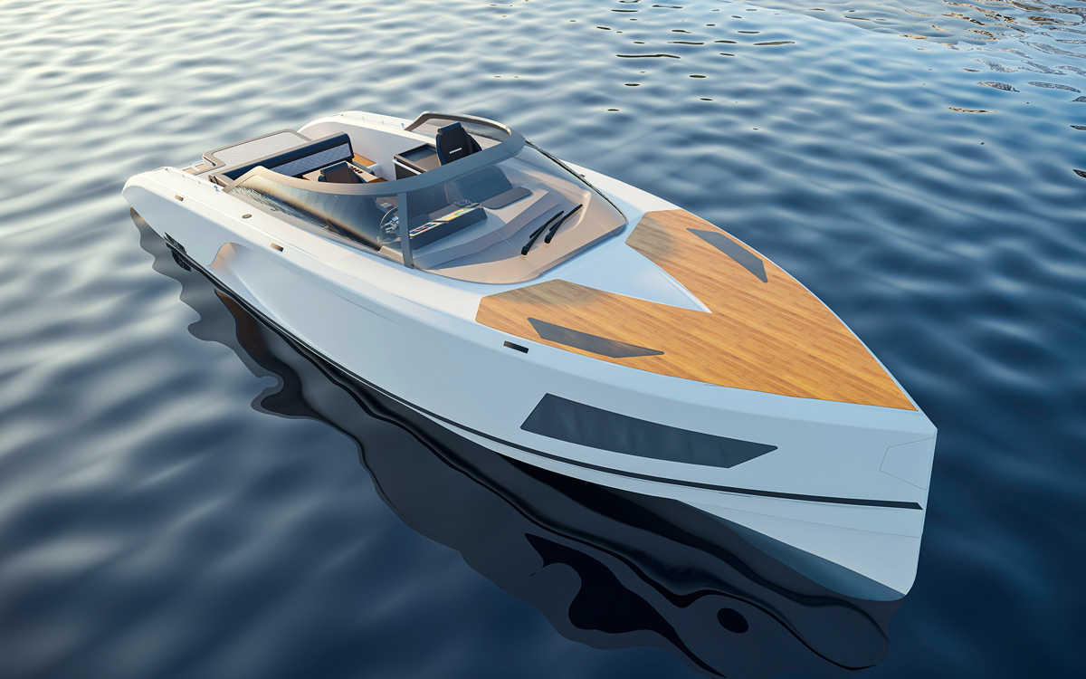 furyan-f35-hybrid-boat-aerial-view