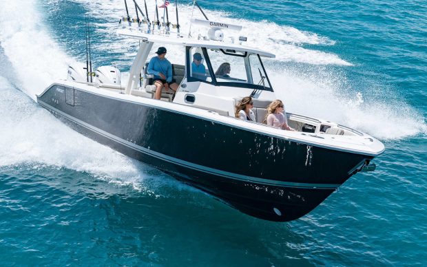pursuit-s-358-sport-running-shot-first-look-fort-lauderdale-boat-show-2021