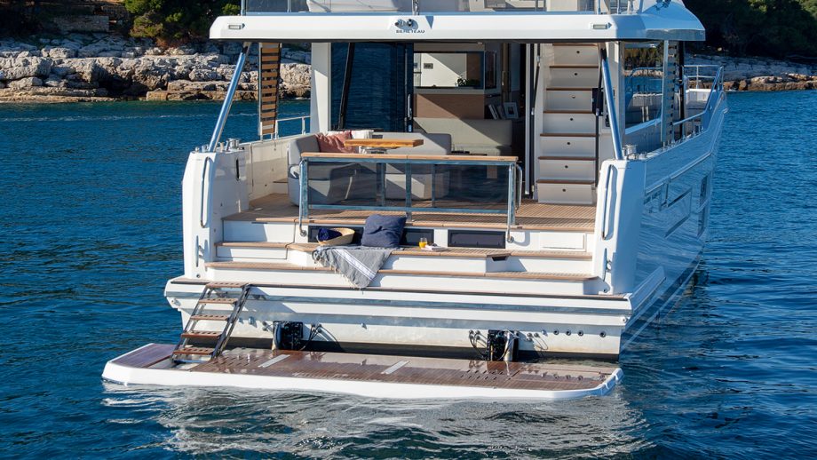 beneteau-grand-trawler-62-test-drive-review-bathing-platform-credit-nicholas-claris