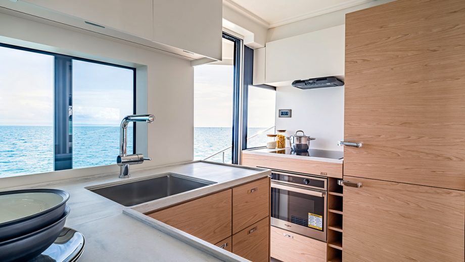 beneteau-grand-trawler-62-test-drive-review-galley-credit-nicholas-claris