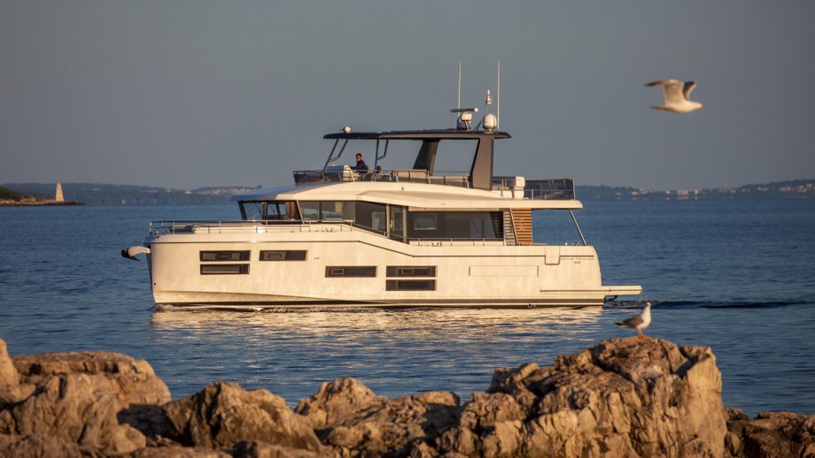 beneteau-grand-trawler-62-test-drive-review-side-running-shot