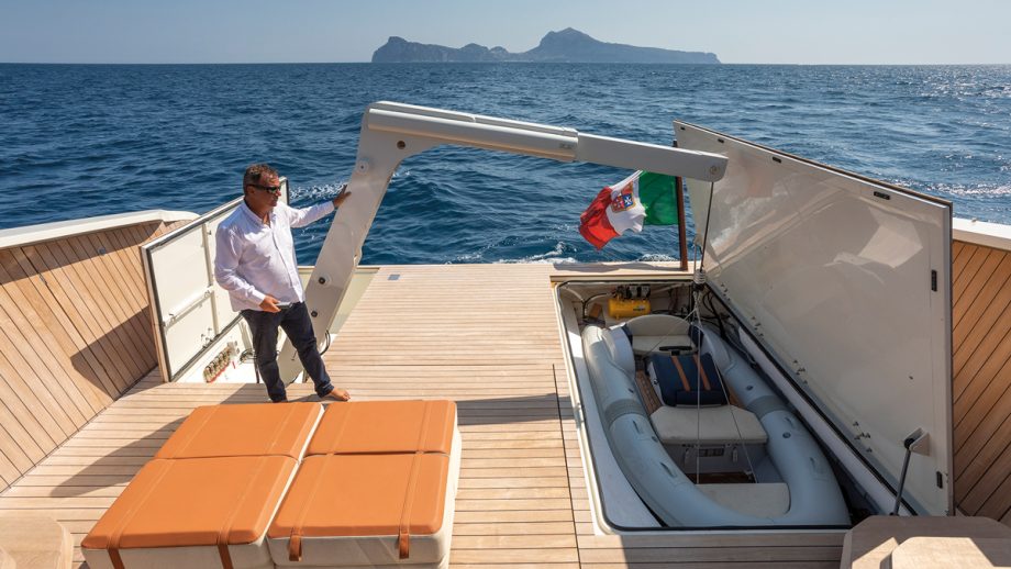 evo-v8-yacht-review-tender-storage