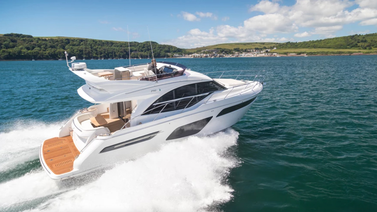 Princess F50 yacht tour: £1m flybridge shows what Princess does best