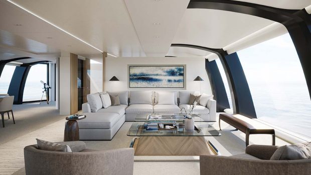 Feadship EXPV: Double deckhouse concept revealed at FLIBS 2022