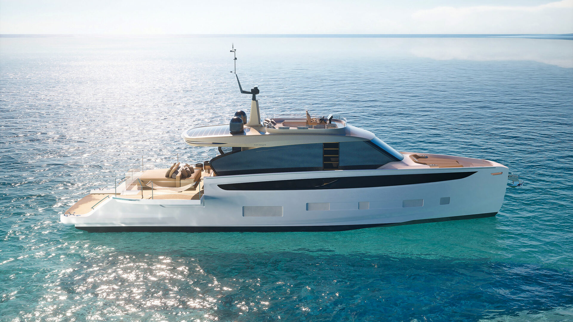 Azimut Seadeck 7 yacht tour: All-new diesel electric hybrid drive model