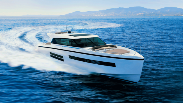 This sumptuous 72-footer should be good for 52 knots