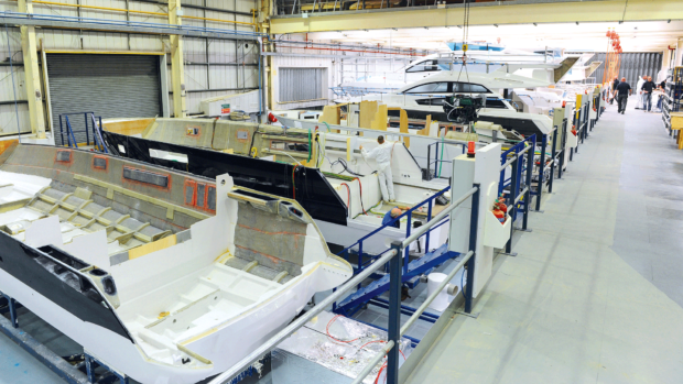 The Fairline factory