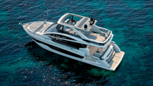 The Pearl 63 in the water