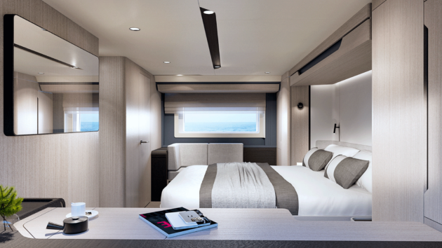 The old boat’s three-cabin layout has survived intact