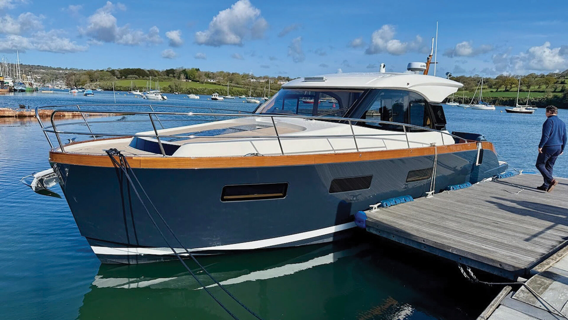 Rustler 41 After a 13-month delay our Rustler 41 motor yacht is finally ready!