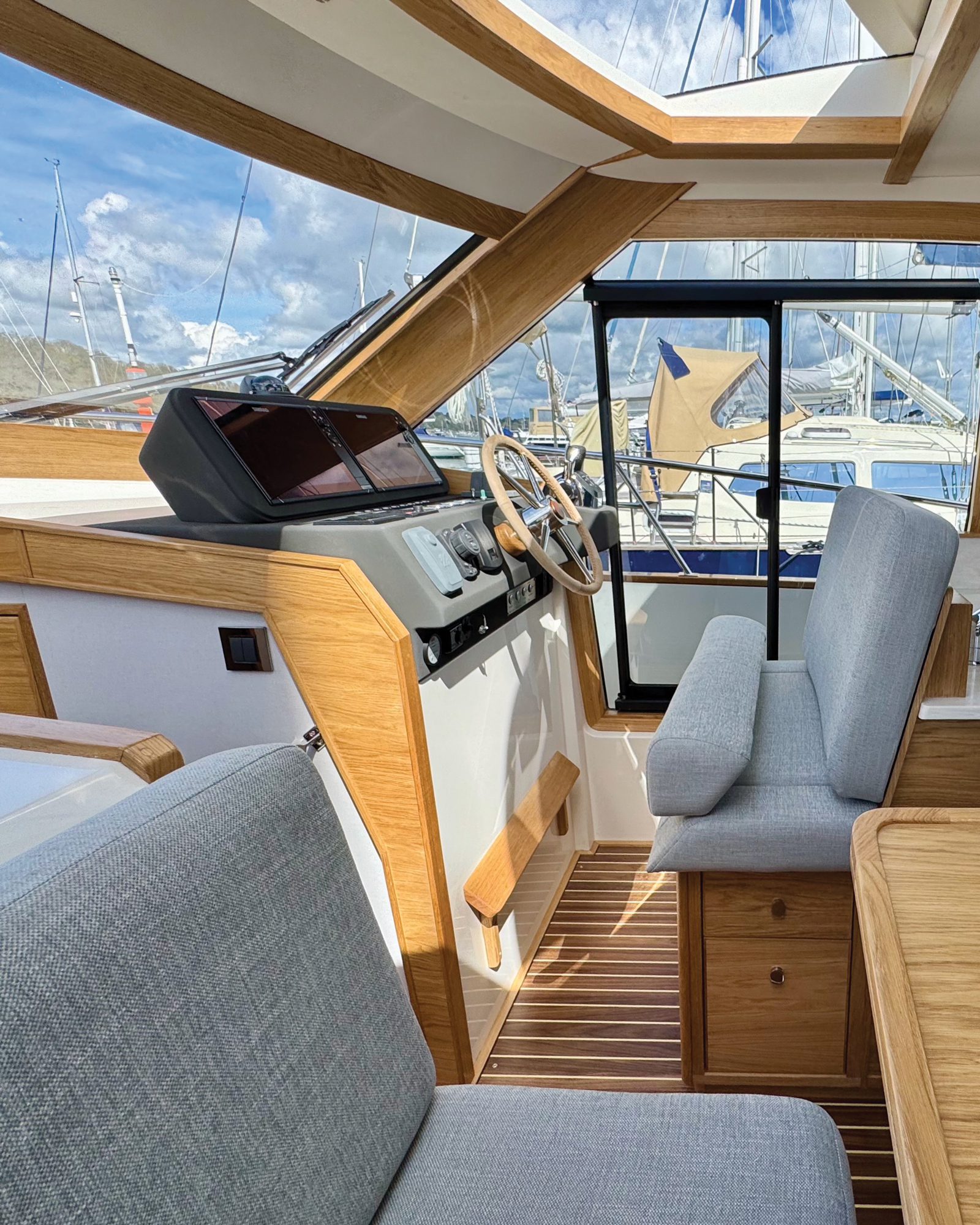 Rustler 41 After a 13-month delay our Rustler 41 motor yacht is finally ready!