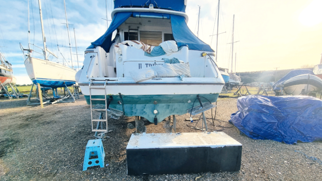 A leaking fuel tank meant the engines had to come out before the tank could be removed