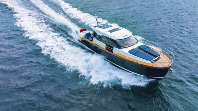 Rustler’s first-ever motorboat in the water