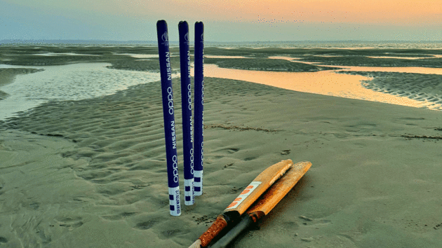 This sand bank only emerges from the Solent at dead low springs
